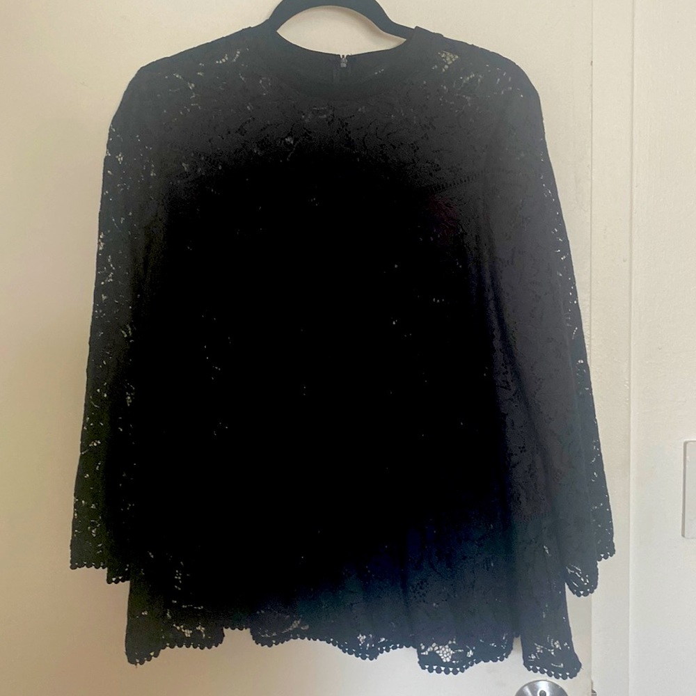 Lace long sleeve Zara top